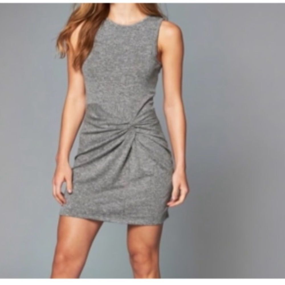 Abercrombie & Fitch Women’s Cinched Gray Casual Summer Tank Mini Dress, XS